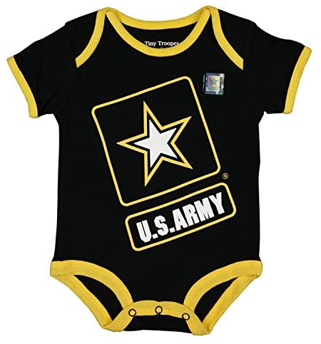 Trendy Apparel Shop Officially Licensed Army Black and Digital ACU Infant Bodysuits 2 Pack
