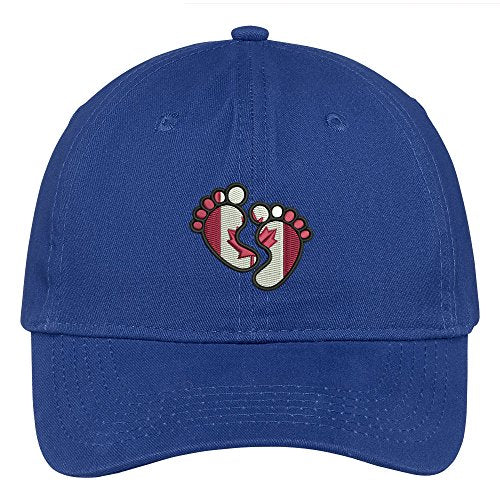 Trendy Apparel Shop First Canada Embroidered Soft Crown 100% Brushed Cotton Cap