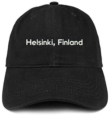 Trendy Apparel Shop Helsinki Finland Embroidered Cotton Unstructured Dad Hat