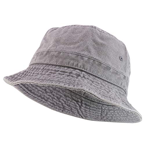 Trendy Apparel Shop 100% Cotton Pigment Dyed Washed Bucket Hat