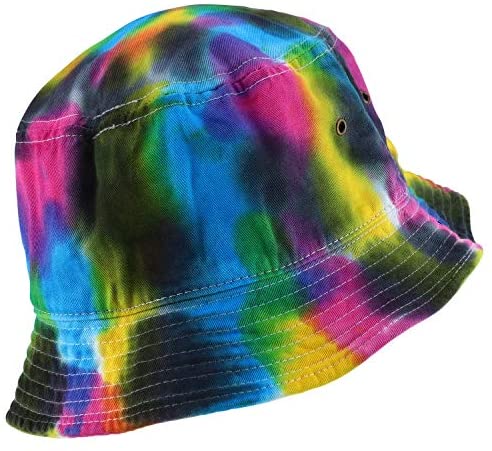 Trendy Apparel Shop Cotton Tie Dyed Patterned Bucket Hat