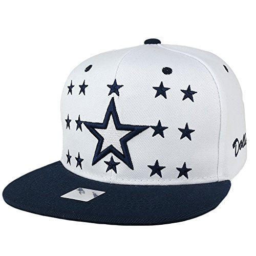 Trendy Apparel Shop Texas Big Star Embroidered Flat Bill Adjustable Baseball Cap
