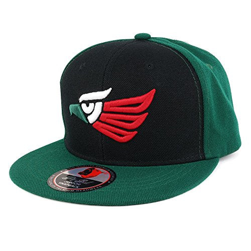 Trendy Apparel Shop Hecho En Mexico Kids 3D Eagle Embroidered Logo Flatbill Snapback Cap