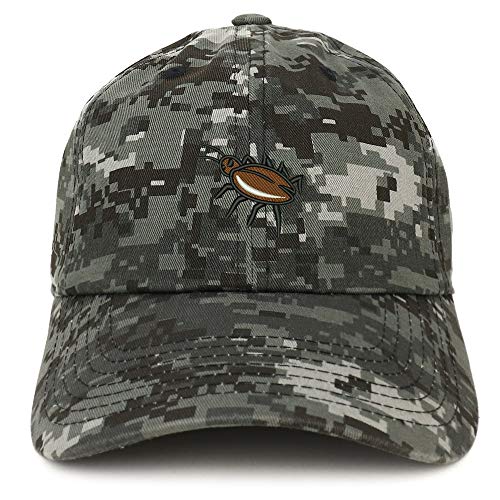 Trendy Apparel Shop Cockroach Embroidered Soft Crown 100% Brushed Cotton Cap