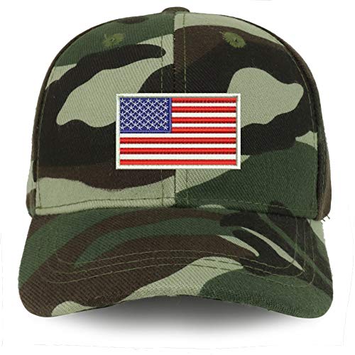 Trendy Apparel Shop USA White Flag Embroidered Youth Size Kids Structured Baseball Cap