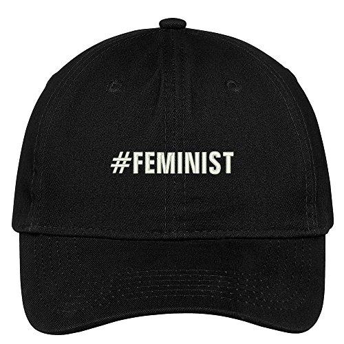 Trendy Apparel Shop Hashtag #Feminist Embroidered Dad Hat Adjustable Cotton Baseball Cap