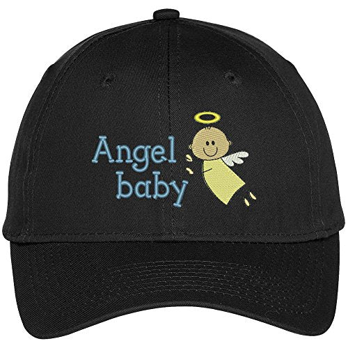 Trendy Apparel Shop Angel Baby Embroidered Adjustable Baseball Cap