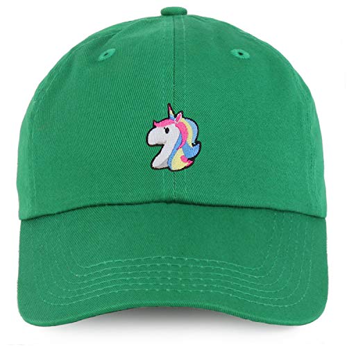 Trendy Apparel Shop Unicorn Patch Youth Small Fit Unstructured Cotton Baseball Cap