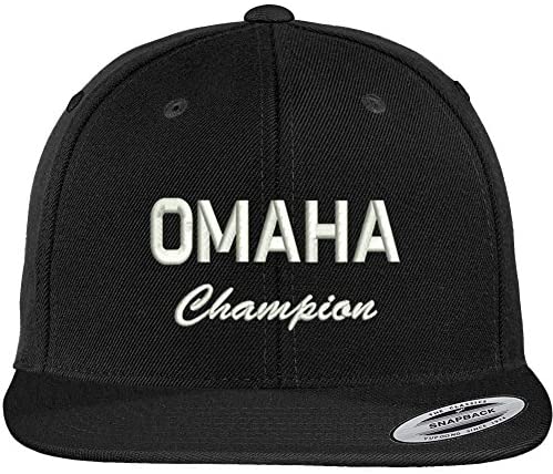 Trendy Apparel Shop Flexfit Omaha Champion Embroidered Snapback Cap