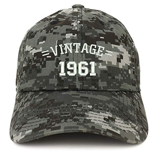 Trendy Apparel Shop Vintage 1961 60th Birthday Baseball Cap