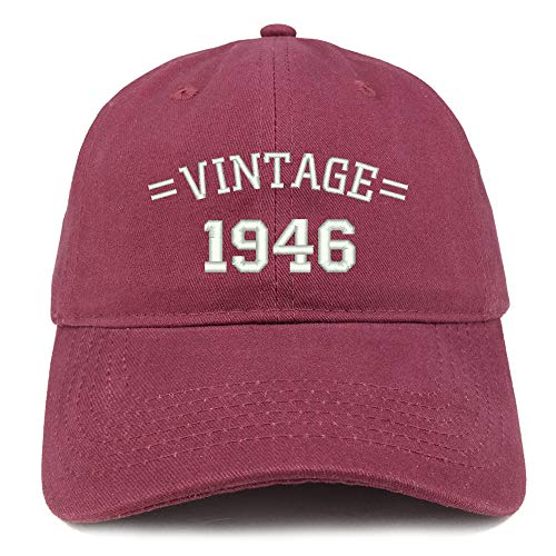 Trendy Apparel Shop Vintage 1946 75th Birthday Baseball Cap