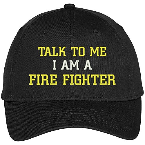 Trendy Apparel Shop Talk to Me I Am A Fire Embroidered Baseball Cap