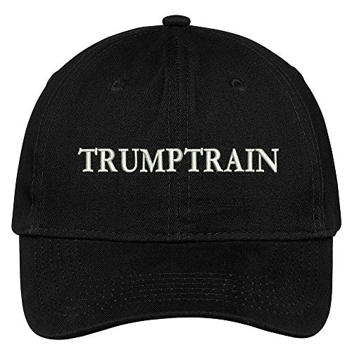Trendy Apparel Shop Trumptrain Embroidered Soft Crown 100% Brushed Cotton Cap