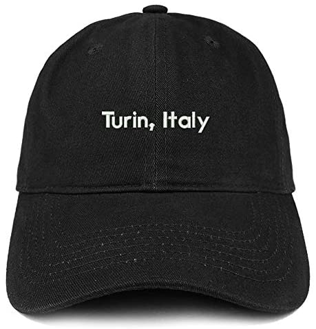 Trendy Apparel Shop Turin Italy Embroidered Cotton Unstructured Dad Hat