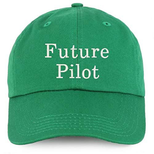 Trendy Apparel Shop Youth Future Pilot Unstructured Cotton Baseball Cap