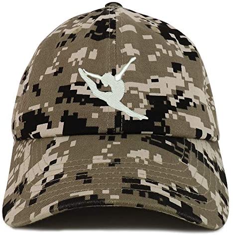 Trendy Apparel Shop Gymnast Embroidered Soft Crown 100% Brushed Cotton Cap