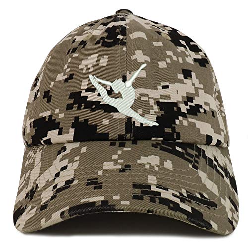 Trendy Apparel Shop Gymnast Embroidered Soft Crown 100% Brushed Cotton Cap