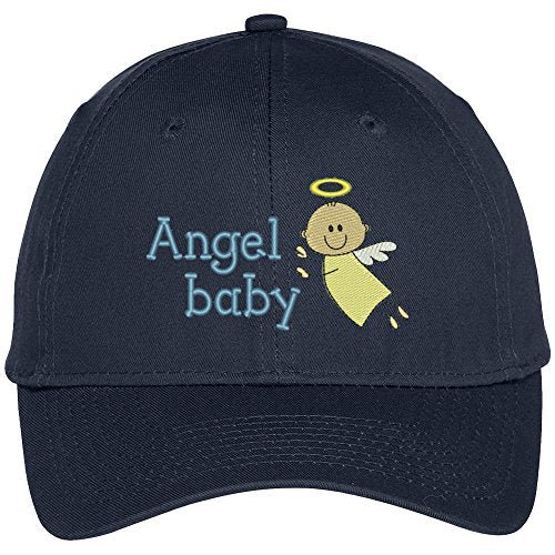 Trendy Apparel Shop Angel Baby Embroidered Adjustable Baseball Cap