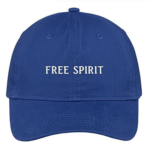 Trendy Apparel Shop Free Spirit Embroidered 100% Cotton Adjustable Cap Dad Hat