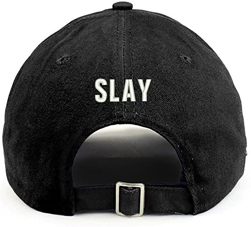 Trendy Apparel Shop Slay (Back) Embroidered 100% Cotton Dad Hat
