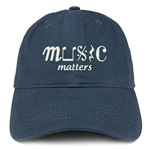 Trendy Apparel Shop Music Matter Embroidered Brushed Cotton Cap