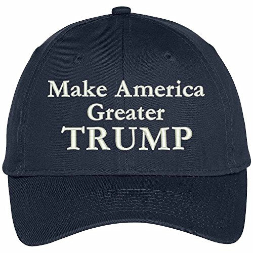 Trendy Apparel Shop Make America Greater Trump Embroidered Adjustable Snapback Baseball Cap
