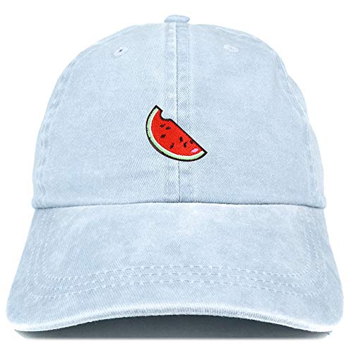 Trendy Apparel Shop Watermelon Patch Pigment Dyed Washed Baseball Cap