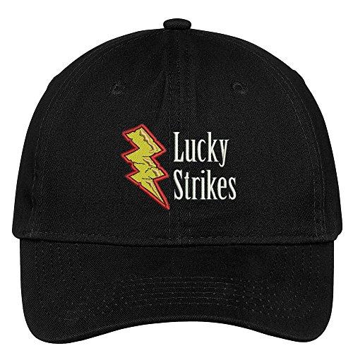 Trendy Apparel Shop Lucky Strike Embroidered Cap Premium Cotton Dad Hat