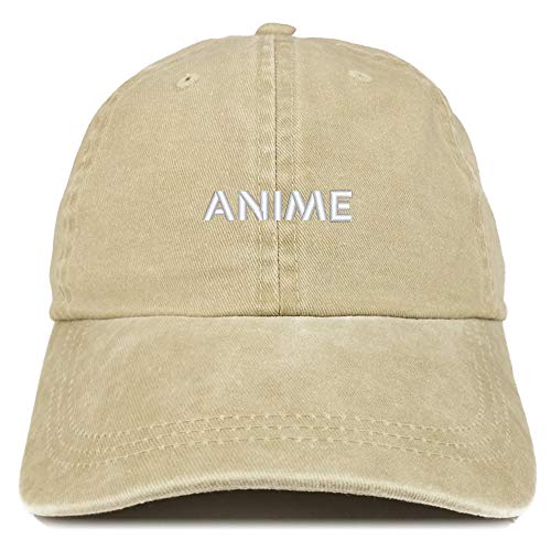 Trendy Apparel Shop Anime Adjustable Embroidered Washed Low Profile Cap