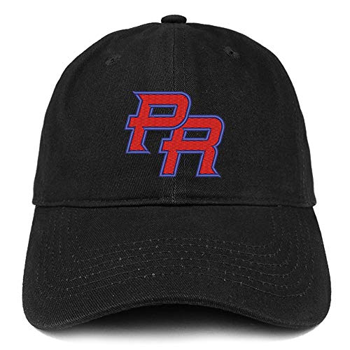Trendy Apparel Shop Puerto Rico PR Embroidered Soft Crown 100% Brushed Cotton Cap