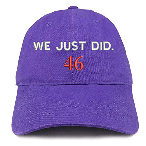 Trendy Apparel Shop We Just Did 46 President 2020 Celebration Brushed Cotton Cap