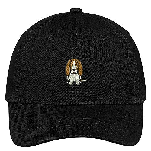 Trendy Apparel Shop Basset Hound Dog Breed Embroidered Soft Cotton Low Profile Dad Hat Baseball Cap