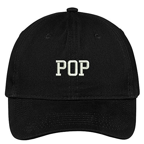 Trendy Apparel Shop Pop Embroidered Low Profile Soft Cotton Brushed Baseball Cap