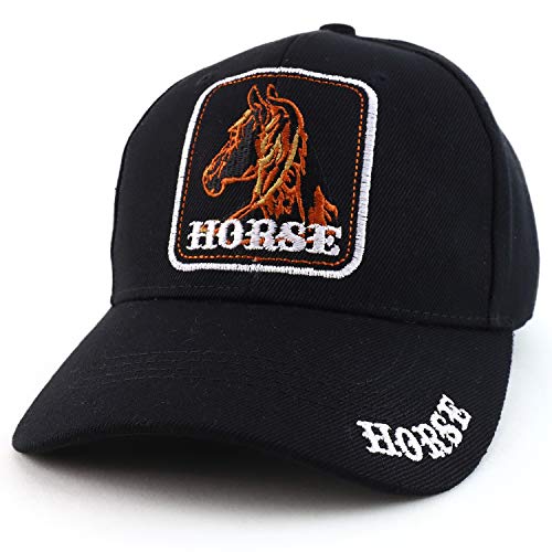 Trendy Apparel Shop Horse Box Embroidered Structured Baseball Cap