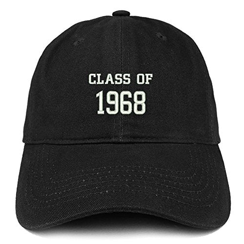 Trendy Apparel Shop Class of 1968 Embroidered Reunion Brushed Cotton Baseball Cap