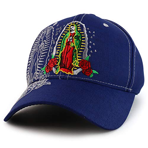 Trendy Apparel Shop Lady of Guadalupe Maria Embroidered Baseball Cap