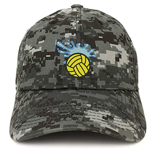 Trendy Apparel Shop Water Polo Splash Soft Crown 100% Brushed Cotton Cap