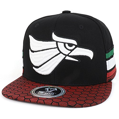 Trendy Apparel Shop Hecho en Mexico Eagle 3D Embroidered Pattern Bill Snapback Cap