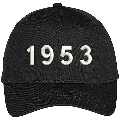 Trendy Apparel Shop 1953 Birth Year Embroidered Baseball Cap
