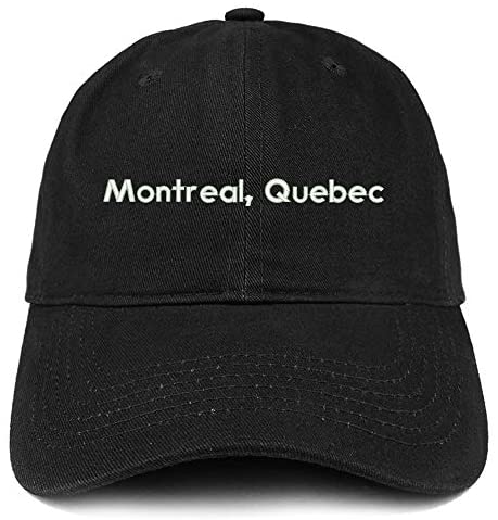 Trendy Apparel Shop Montreal Quebec Embroidered Unstructured Cotton Dad Hat