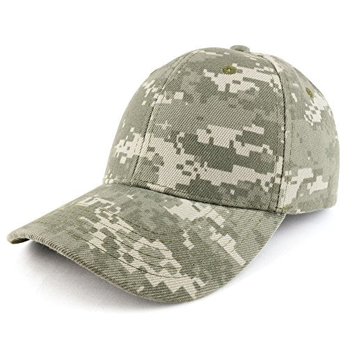 Trendy Apparel Shop Plain Structured Crown Adjustable Baseball Cap