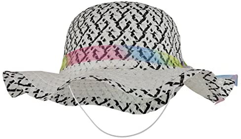 Trendy Apparel Shop Girl's Multi Color Straw Tea Party Sun Hat