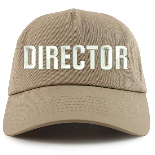 Trendy Apparel Shop Director Embroidered 5 Panel Unstructured Soft Crown Baseball Cap