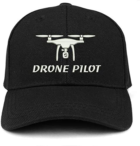 Trendy Apparel Shop Drone Pilot Embroidered Youth Size Kids Structured Baseball Cap
