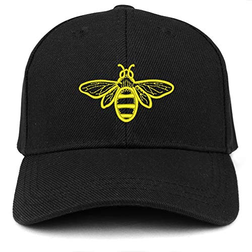 Trendy Apparel Shop Bee Embroidered Youth Size Kids Structured Baseball Cap