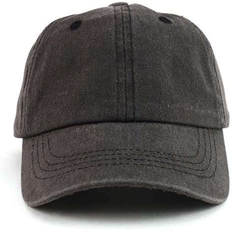 Trendy Apparel Shop Youth Unstructured Pigment Dyed Washed Baseball Cap