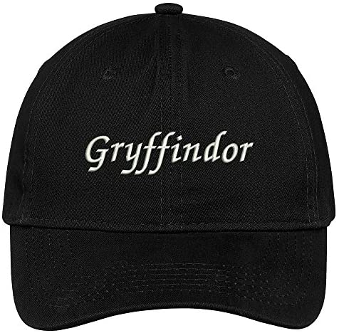 Trendy Apparel Shop Gryffindor Embroidered Soft Crown 100% Brushed Cotton Cap