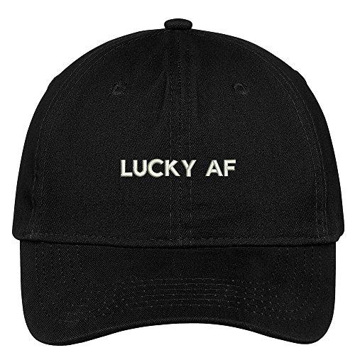 Trendy Apparel Shop Luck AF Embroidered Cap Premium Cotton Dad Hat