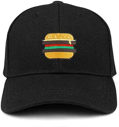 Trendy Apparel Shop Burger Patch Structured Infant Baseball Cap