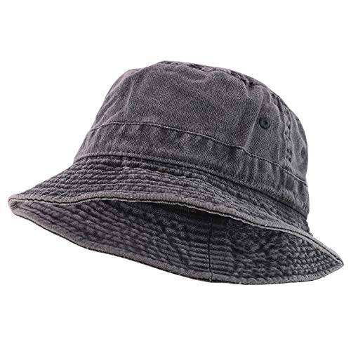 Trendy Apparel Shop 100% Cotton Pigment Dyed Washed Bucket Hat